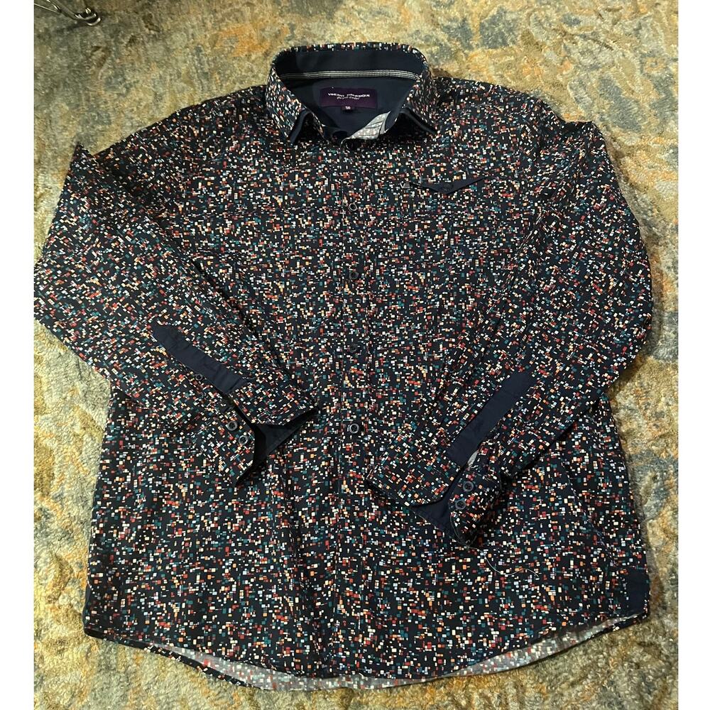 Vincent d’Amérique Purple Label Men’s Button-Down Shirt, XL